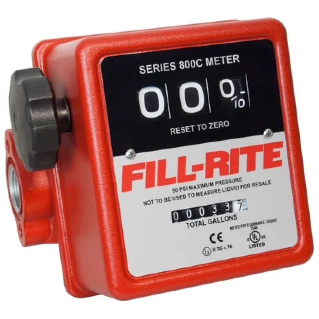 Fill-Rite 3/4" Mechanical Flow Meter #807C 1 Fill-Rite 3/4" Mechanical Flow Meter #807C