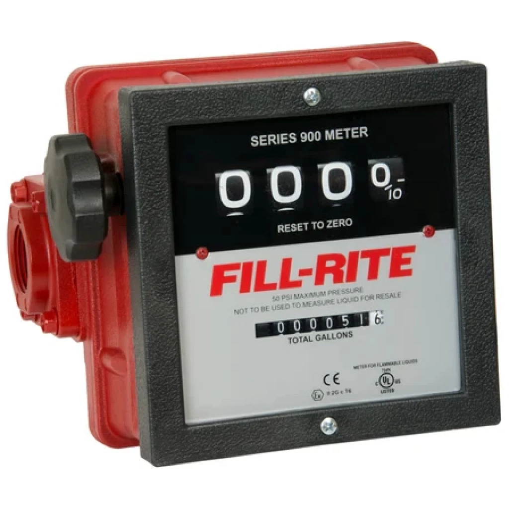 Fill-Rite Mechanical Flow Meter 1" NPT #901C 1 Fill-Rite Mechanical Flow Meter 1" NPT #901C
