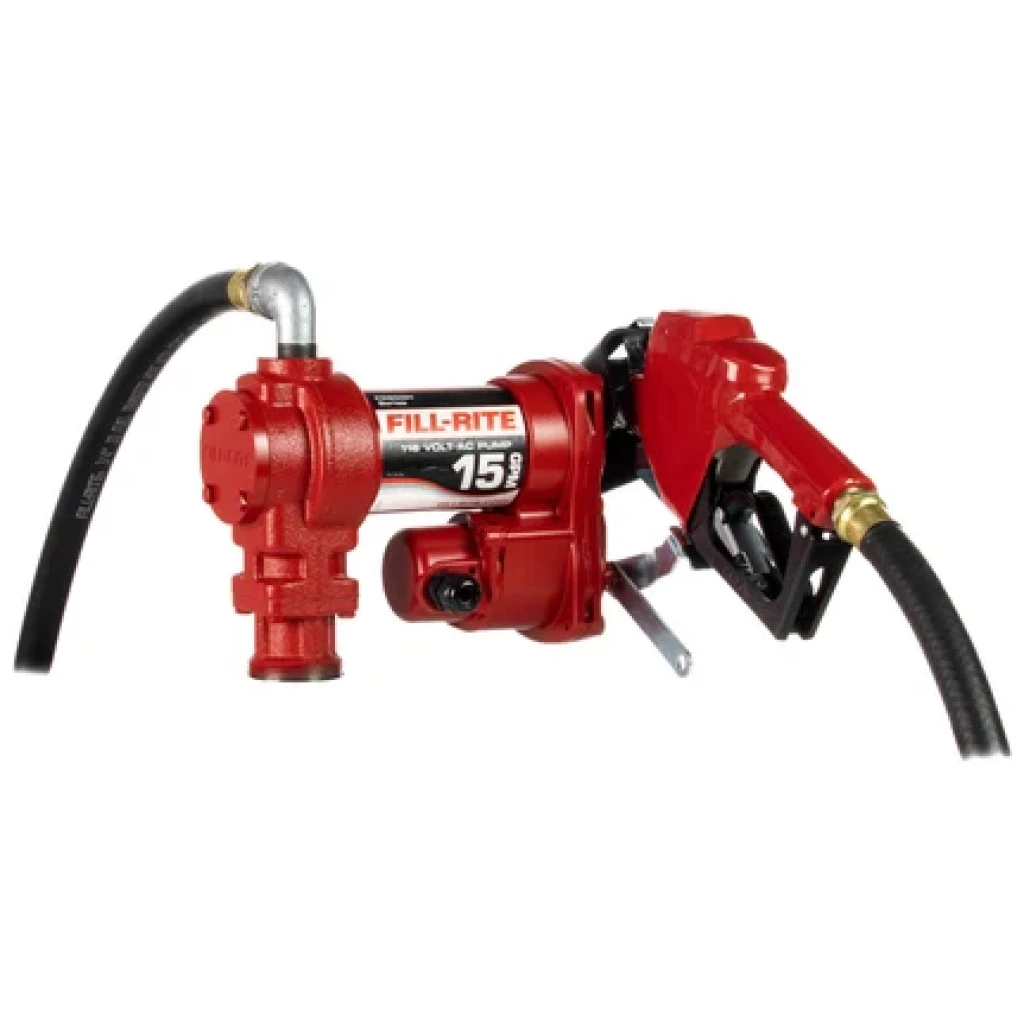 Fill-Rite 115V 15GPM Fuel Transfer Pump W/ Auto Nozzle #FR610HA 1 Fill-Rite 115V 15GPM Fuel Transfer Pump W/ Auto Nozzle #FR610HA