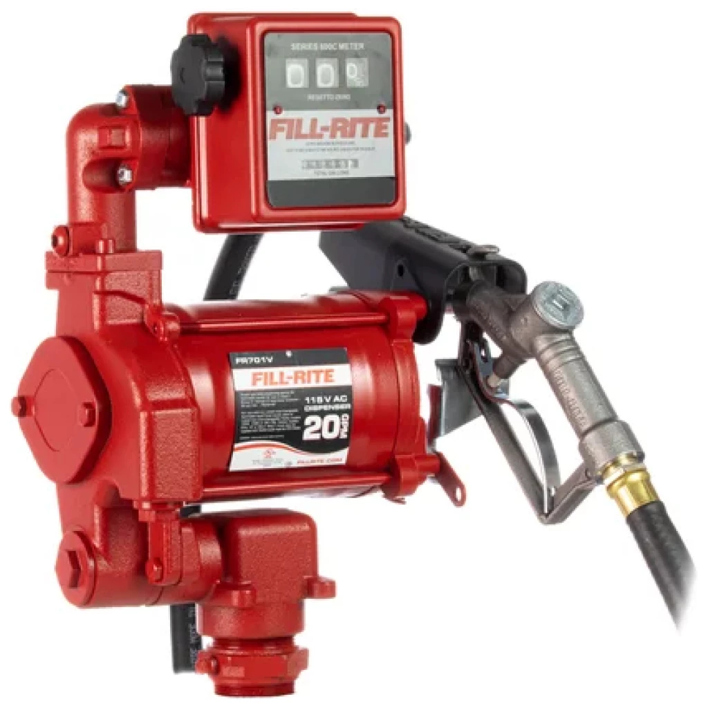 Fill-Rite 115V 20 GPM Fuel Transfer Pump W/ Meter #FR701V 1 Fill-Rite 115V 20 GPM Fuel Transfer Pump W/ Meter #FR701V