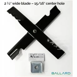 Ballard X-Blade Adapter Kit 2-1/2"W X 15/16 Center Hole 3-PK (1 Mower) #XBE-1