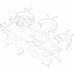 Toro Titan HD 1500/2000 60" Mulch Kit #126-8703